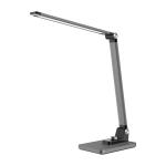 LED-Tischleuchte Breeze, metallicgrau, Standfuß,...