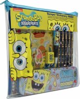 SpongeBob Schreibwaren Set 11-teilig, farbenfrohes,...