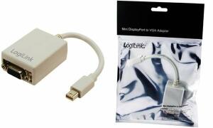 LogiLink Adapter, Mini DisplayPort Stecker - 15 Pol VGA (11111385)