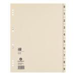 Oxford Trennblatt DIN A4 Kraftkarton chamois 100 St./Pack.