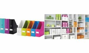LEITZ Stehsammler Click & Store WOW , A4, Hartpappe, blau (80604736)
