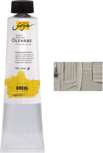 SOLO GOYA Feinste Künstler-Ölfarbe Warmgrau 255 ml Tube