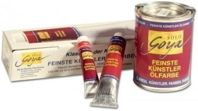 SOLO GOYA Feinste Künstler-Ölfarbe Grüne Erde 55 ml Tube