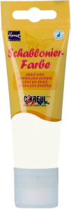 KREUL Schablonierfarbe Metallic-Perlmuttweiss 75 ml Tube