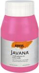 KREUL Javana Stoffmalfarbe für helle Stoffe Pink 500 ml