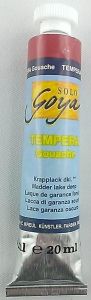 SOLO GOYA Tempera Gouache Krapplack dunkel 20 ml Tube
