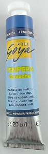 SOLO GOYA Tempera Gouache Kobaltblau imit. 20 ml Tube