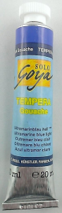 SOLO GOYA Tempera Gouache Ultramarinblau hell 20 ml Tube