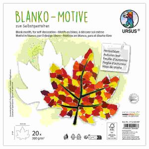 BLANKO-MOTIVE "HERBSTBLATT" 03