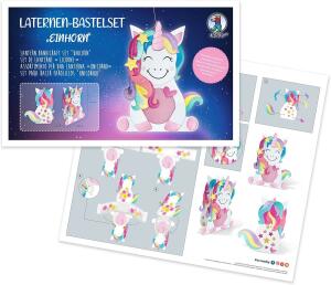 LATERNEN-BASTELSET "EINHORN"