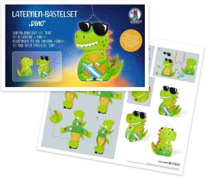 LATERNEN-BASTELSET "DINO"