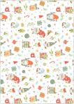 TRANSP.PAPIER "WEIHNACHTSWICHTEL"115G.A4,5BL.MOT.3