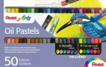 Pentel Oelpastellkreide Set 50St