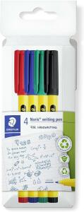 Staedtler Fineliner Noris writing.pen, 4ST