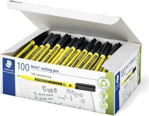 Staedtler Schulbox Noris wr. pen, schw. 100ST