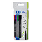 Staedtler Fineliner triplus rPP, 6ST