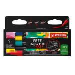 STABILO FREE Acrylic T100 Royal Set NEU