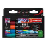 STABILO FREE Acrylic T300 Set Urban NEU