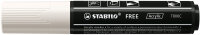 STABILO FREE Acrylic T800C weiß mit Sleeve