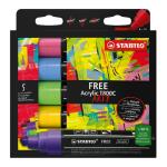 STABILO FREE Acrylic T800C Set Seaside NEU