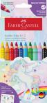 Faber Castell Buntstift Grip Jumbo 5,3 mm Einhorn 8+2 Etui