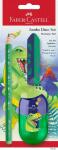Faber Castell Bleistiftset Dino 2 Bleist HB Jumbo Rad+Sp