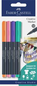 Faber Castell Creative Marker 1,5 mm 4er Blister
