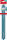 Faber Castell Lineal 30 cm bruchsicher Sparkle ocean
