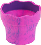 Faber Castell Wasserbecher Clic&Go pink marble