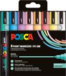 Faber Castell Marker UNI POSCA PC-5M 1,8-2,5 8er Soft Color