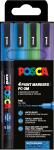 Faber Castell Marker UNI POSCA PC-3M 0,9-1,3 4er Glitter c