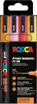 Faber Castell Marker UNI POSCA PC-3M 0,9-1,3 4er Glitter w