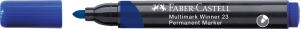 Faber Castell Marker Multimark W-23 Rundspitze 4,4 mm blau