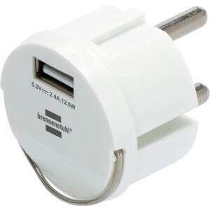 BRENNENSTUHL 1508110 Adapter USB 2.4 weiß