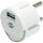 BRENNENSTUHL 1508110 Adapter USB 2.4 weiß
