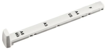 LEITZ 1727-00-85 f.Nexxt-Loche Anschlagschiene hellgrau