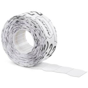 METO 9506155 permanent Auszeichnungsetiketten 22x12mm 6RL weiß