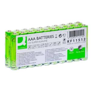 Q-CONNECT KF11512 Micro Batterie AAA/LR03 20ST Nordic Swan grün