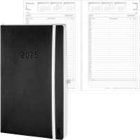 CHRONOPLAN 50945 Tagesplan Buchkalender Softcover A5 2025...