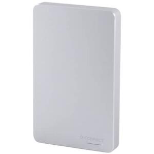 Q-CONNECT KF18084 inkl. URA Festplatte extern USB 3.0 2TB silber