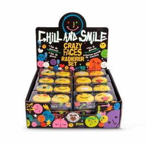 TRENDHAUS 966148 Collection Figurenradierer Chill & Smile sortiert