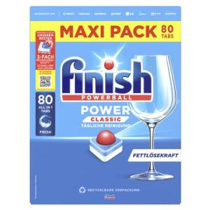 FINISH 3291459 427922 Geschirrspültabs Power Class.Fresh 80 ST