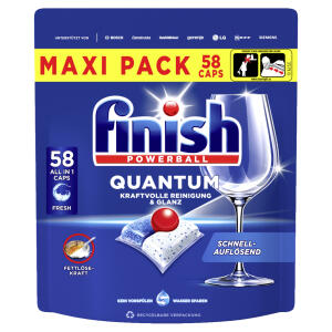FINISH 3249530/3282477 Geschirrspültabs Quantum Fresh 58ST