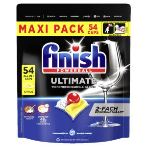 FINISH 3282476 412874 Geschirrspültabs Ultimate Citrus 54 ST