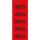 Z-Products 06225 100St Inhaltsschildchen 2025 rot