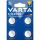 VARTA 06016 101 404 Knopfzellen-Batterie CR2016 4ST silber
