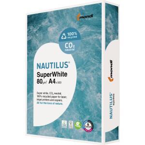 NAUTILUS 801127A80S Kopierpapier A4 80g 500Bl superwhite