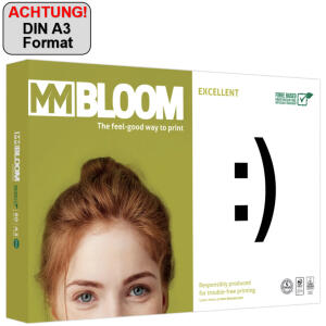 MM BLOOM 9928B80B Kopierpapier Excellent A3 80g 500BL weiß