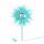 TRENDHAUS 963819 HERBS Kugelschreiber Flauschig funky blue