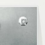 SIGEL B1306 Glas-Magnettafel Be!Board - 90 x 60 x 0,90 cm - grau